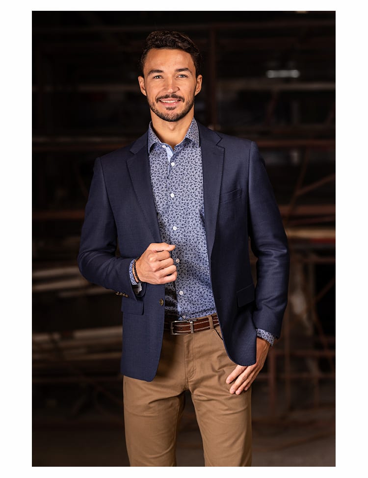 BLAZER BRUSELAS AZUL