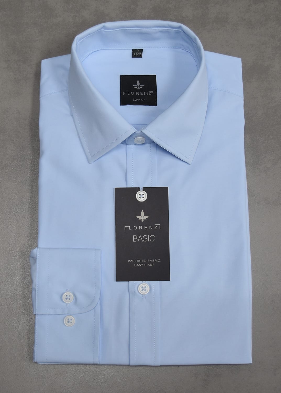 CAMISA BASIC LISA CELESTE