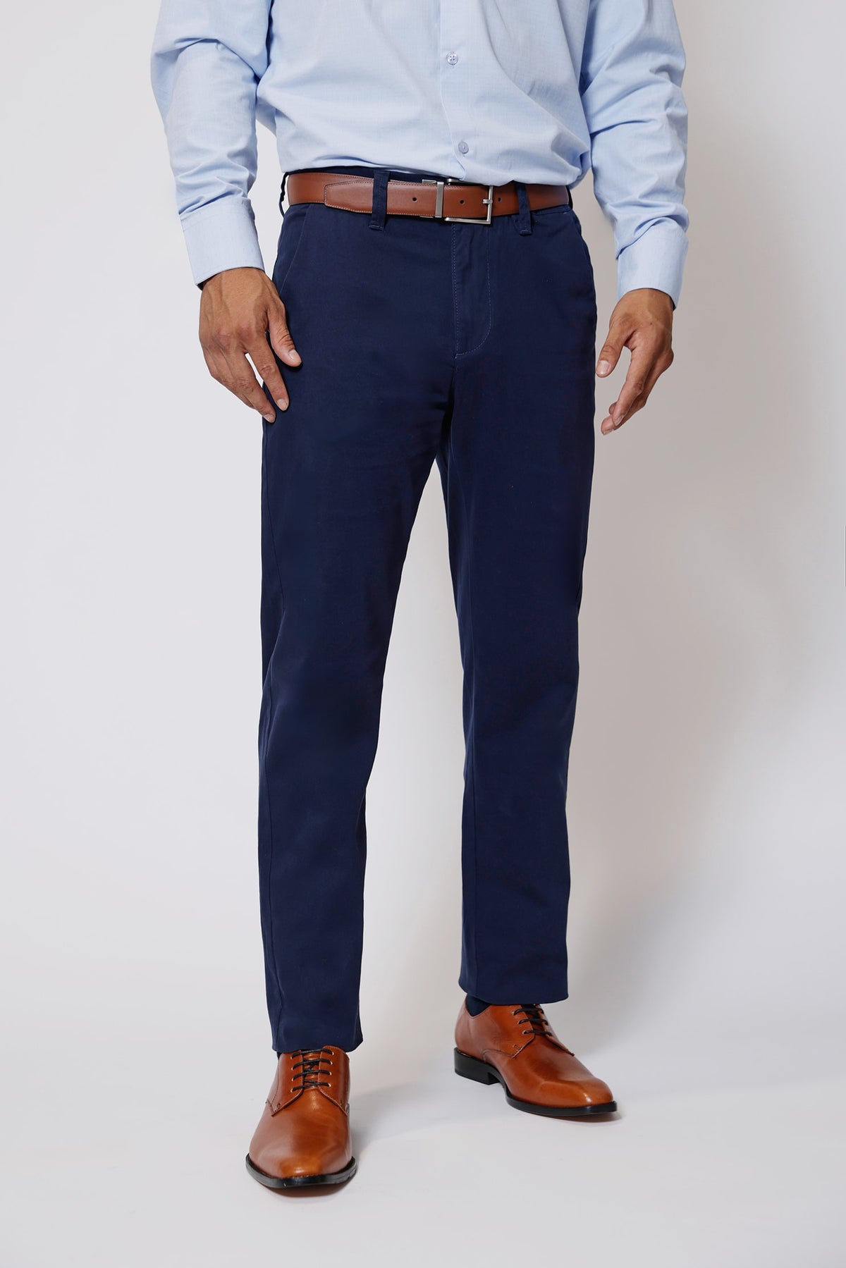 PANTALON ALGODON SPANDEX NAVY