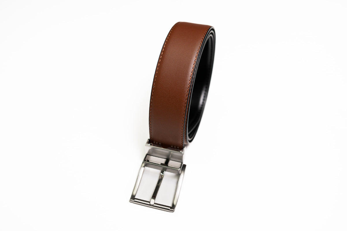 CINTURON REV CI122 NEGRO/CAFE
