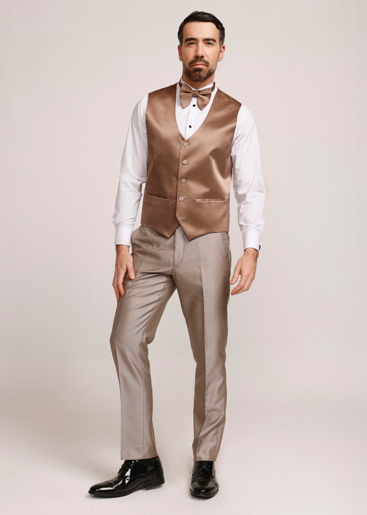 TERNO SMOKING ALESSIO S6 BEIGE