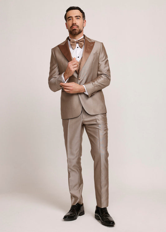 TERNO SMOKING ALESSIO S6 BEIGE