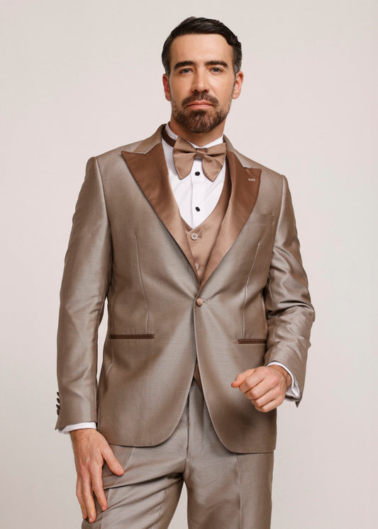 TERNO SMOKING ALESSIO S6 BEIGE