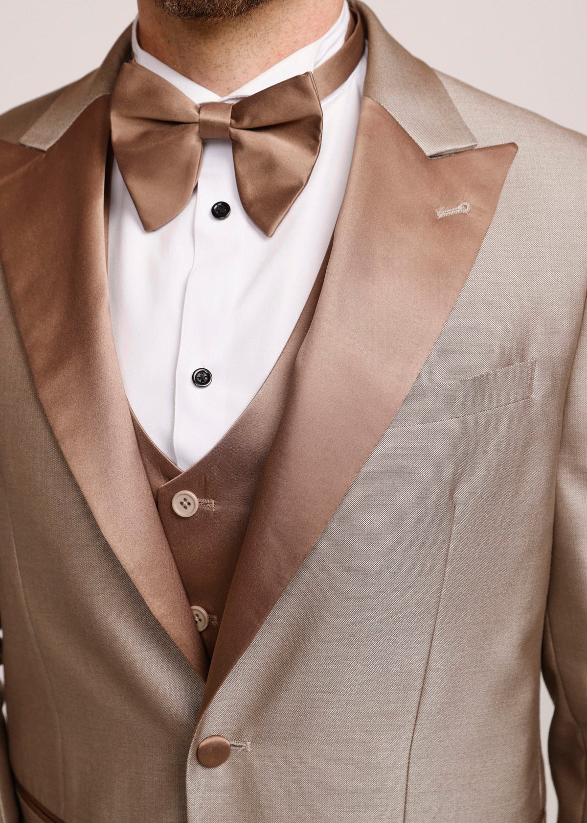 TERNO SMOKING ALESSIO S6 BEIGE