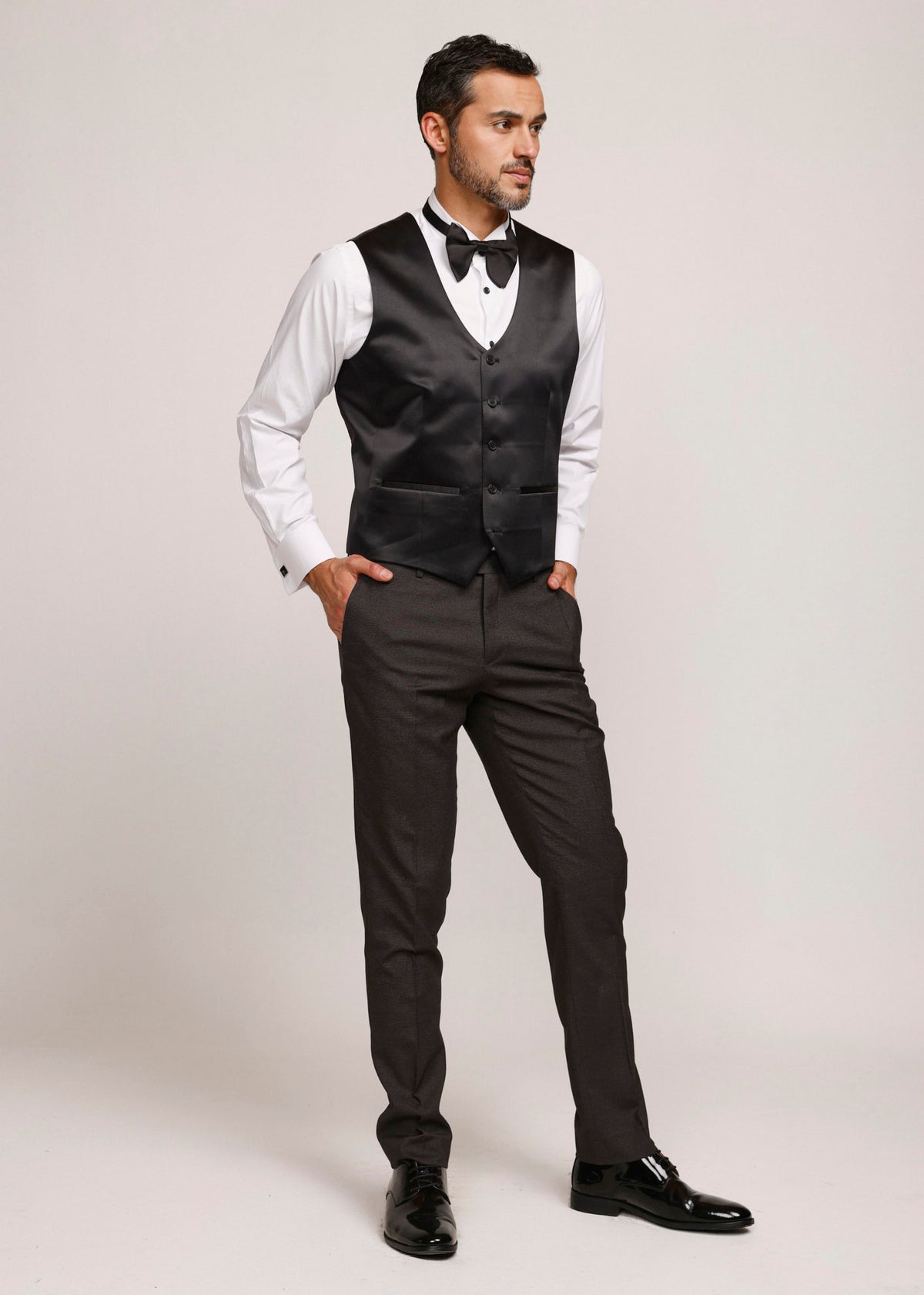 TERNO SMOKING ALESSIO S6 BLACK