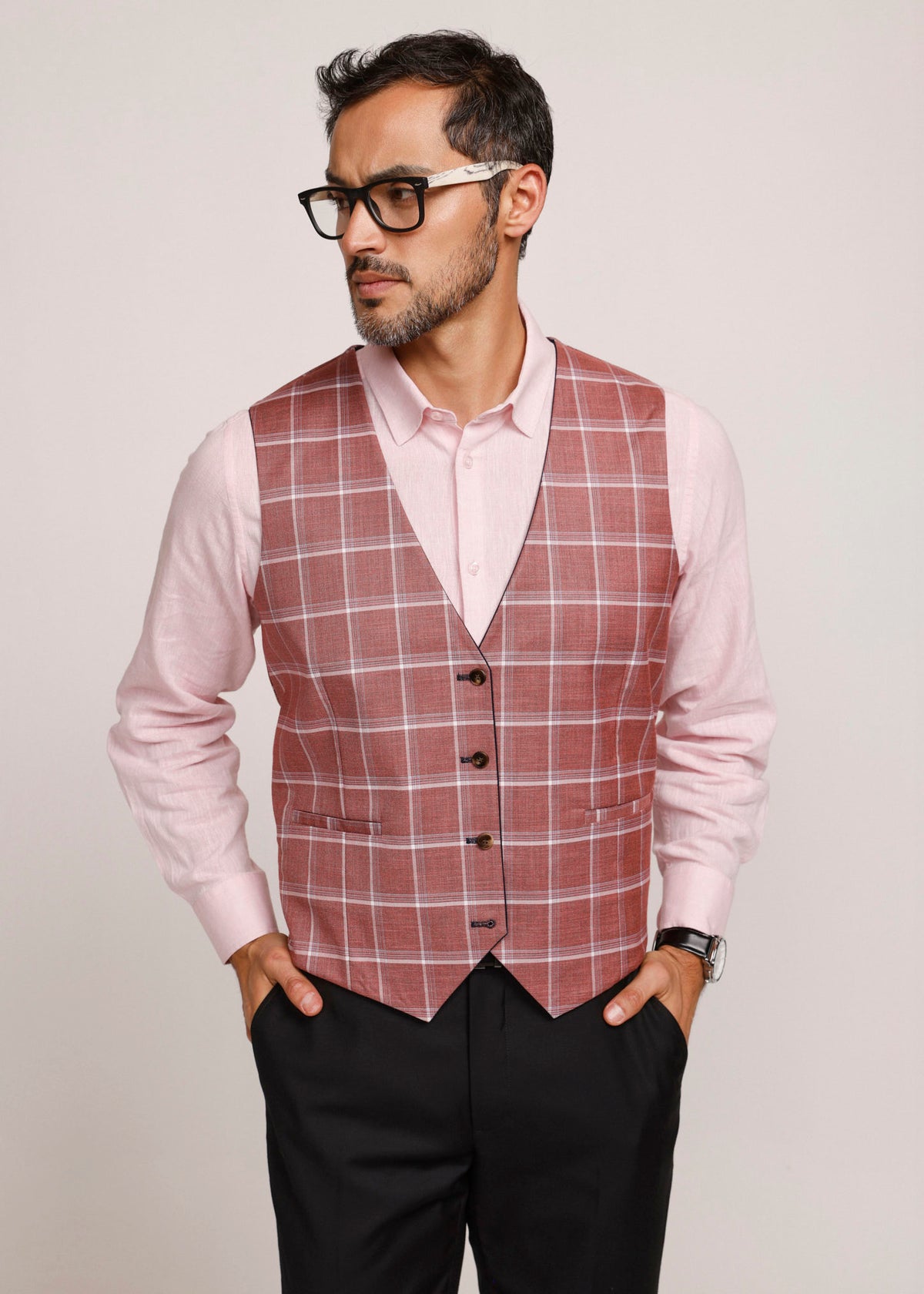 GILET REVERSIBLE DUE VOLTI 3.MARINO/WINE