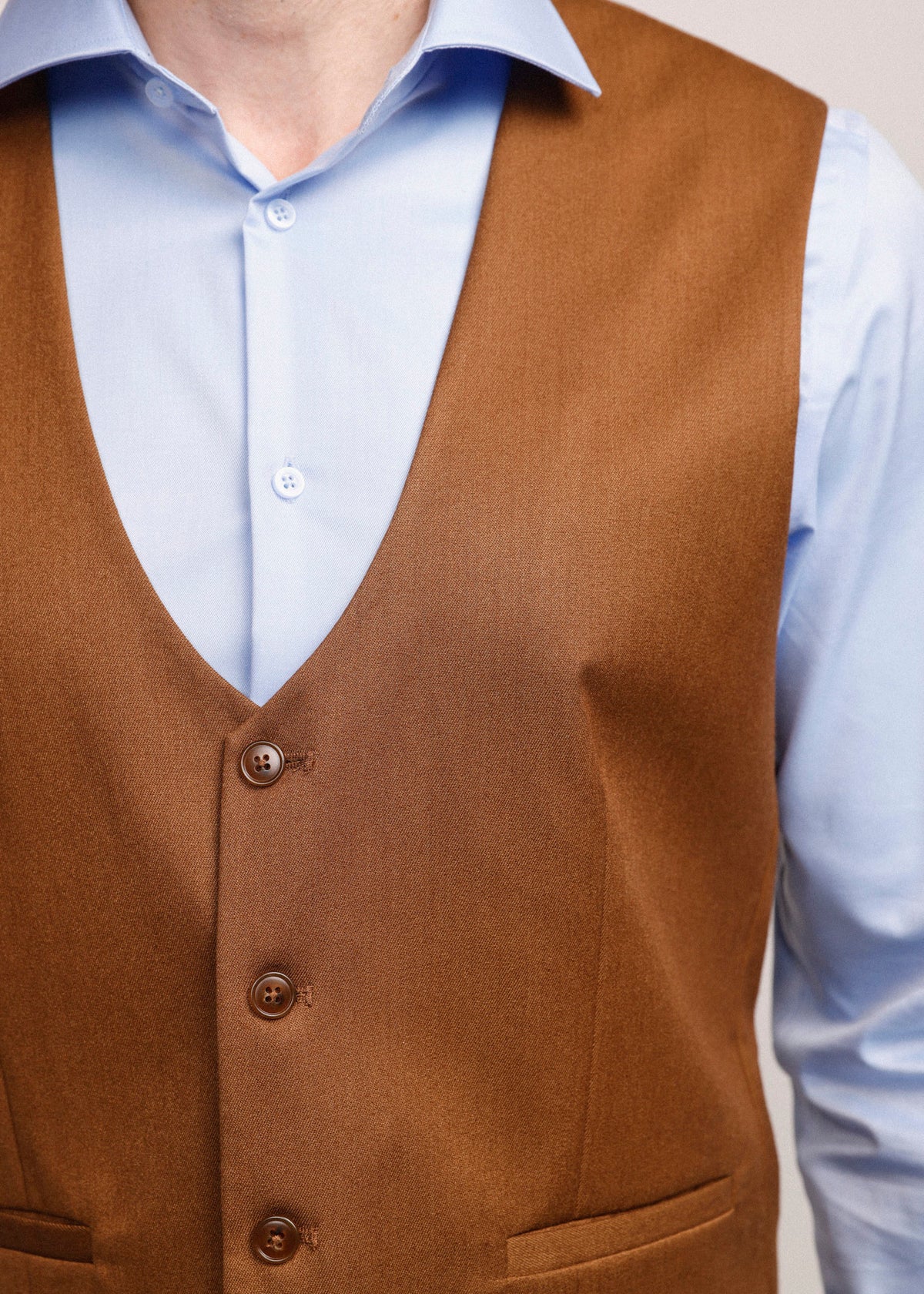GILET SIGARO TABACO