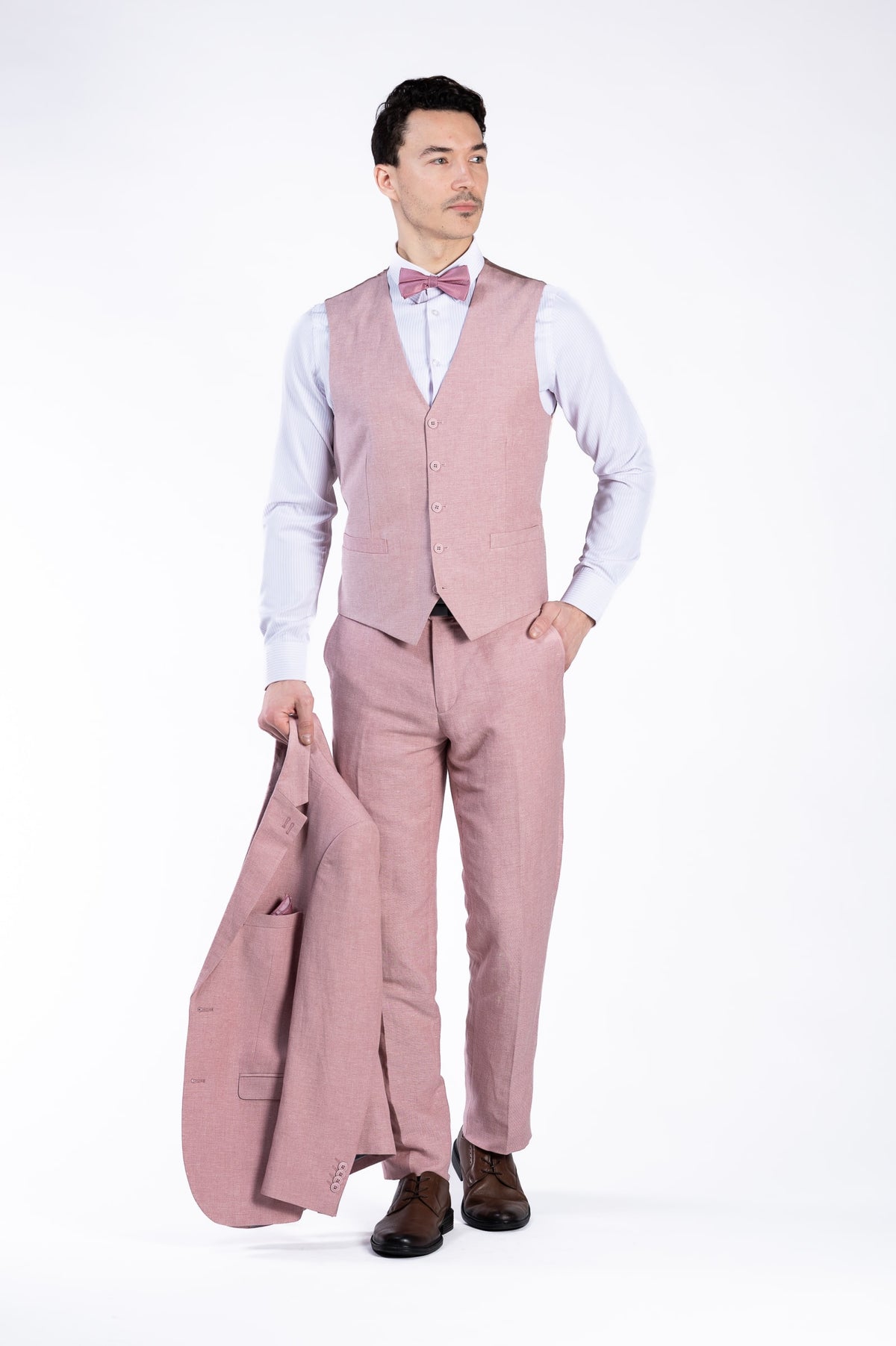 GILET LINO MODENA ROSA VIEJO