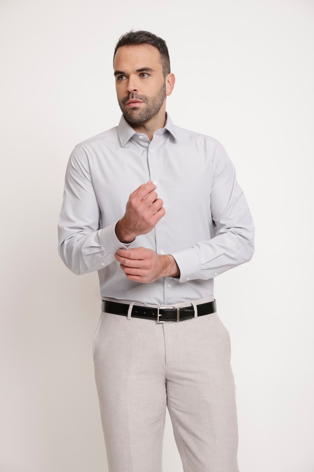 CAMISA BASIC FTSIA R GRIS W22