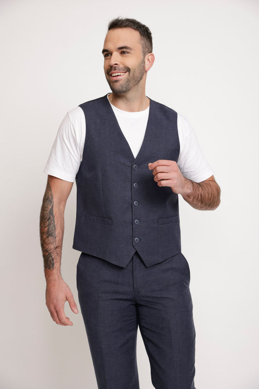 GILET LINO MODENA S24 AZUL