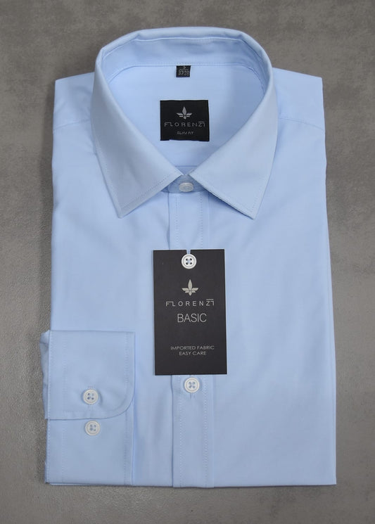 CAMISA BASIC LISA CELESTE