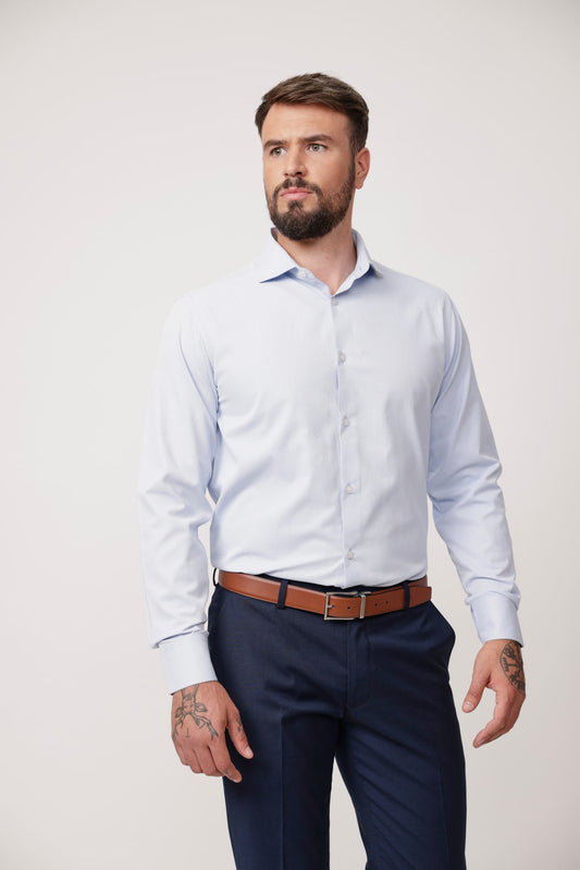CAMISA C.BLEND SF039 CELESTE