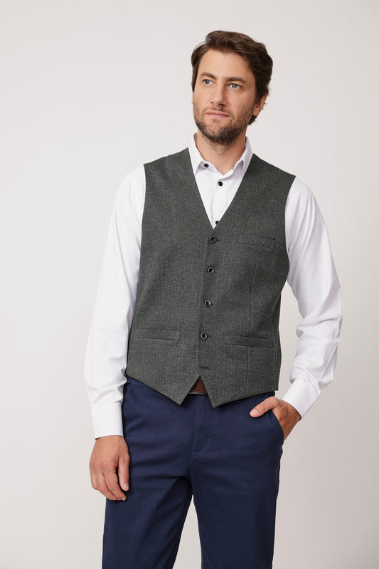 GILET SPIGOLATI GREEN