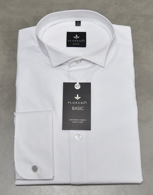 CAMISA VESTIR CUELLO PALOMA PD BLANCA