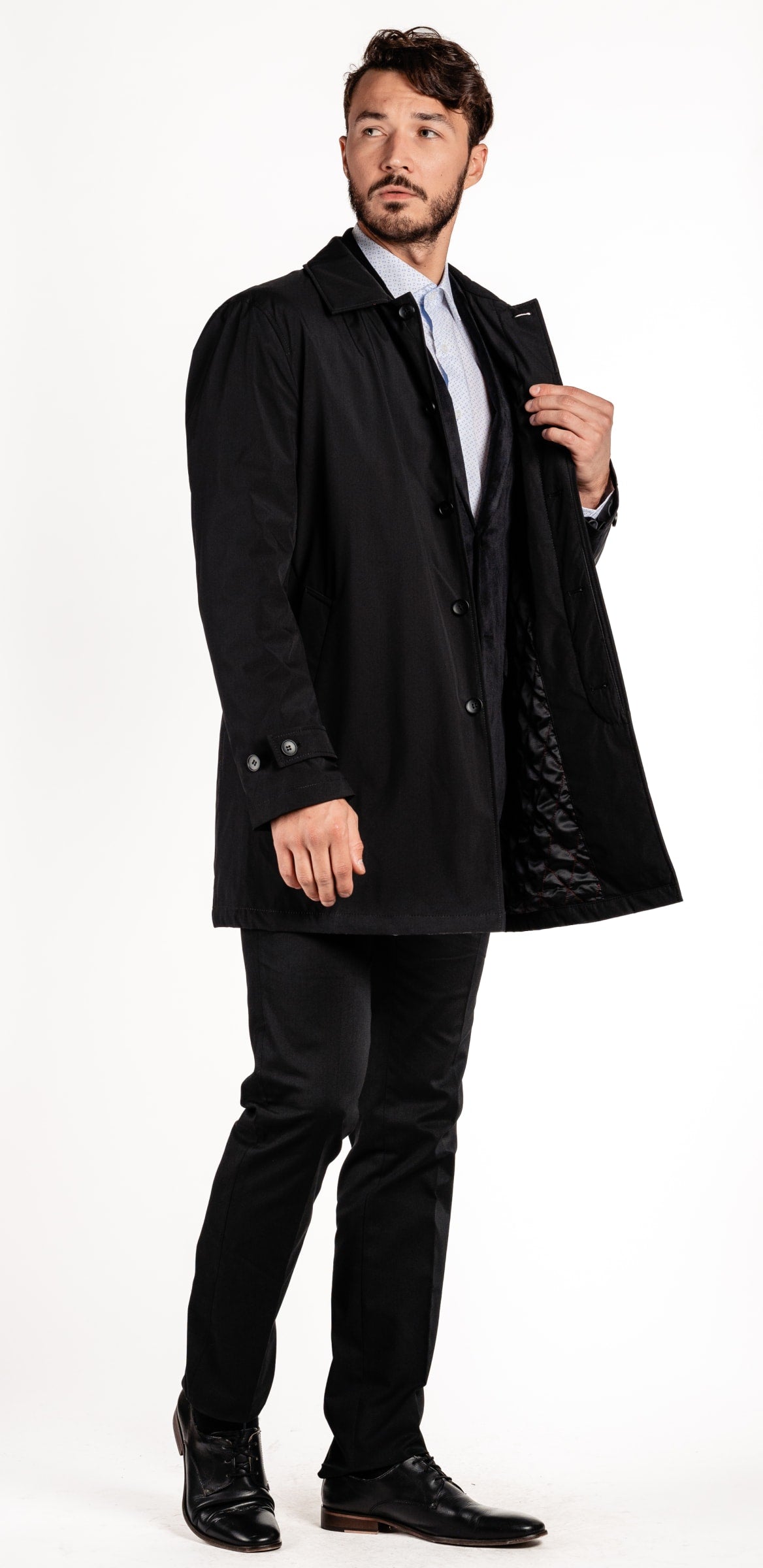IMPERMEABLE RAINCOAT NEGRO
